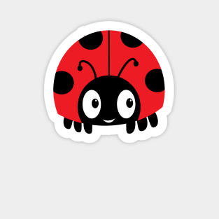 Adorable Ladybug Cute Kawaii Bug Insect Entomology Design Lady Bird Sticker